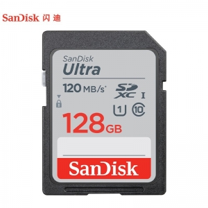 闪迪（SanDisk）128GB SD存储卡 C10 至尊高速版内存卡 读速120MB/s